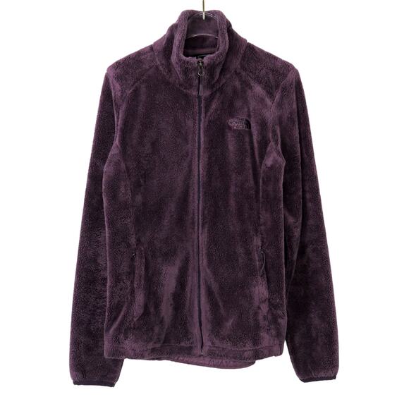The North Face Women's Osito Fleece Jacket Midnight Mauve Small Purple Fuzzy - Picture 3 of 9